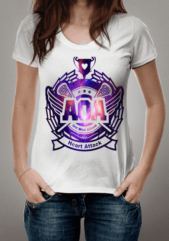 Nome do produto  Camiseta AOA Heart Attack