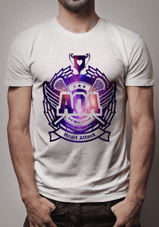 Nome do produto  Camiseta AOA Heart Attack