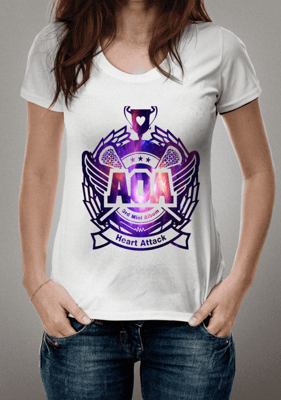 Nome do produto  Camiseta AOA Heart Attack