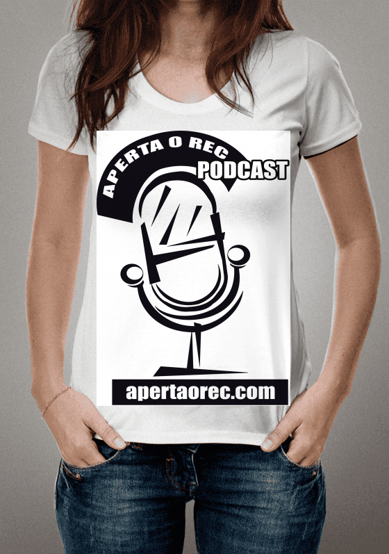 Nome do produto  Camiseta Aperta o Rec - Microfone 1