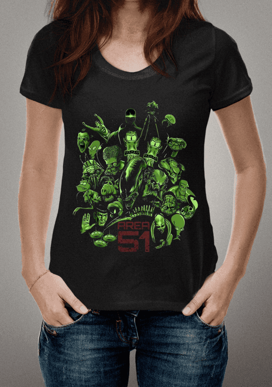 Nome do produto  Camiseta Area-51