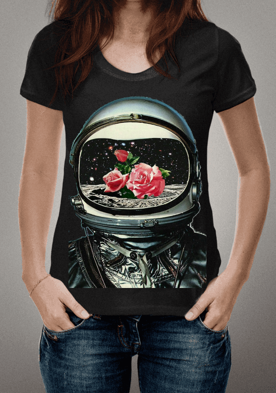 Camiseta astronauta 