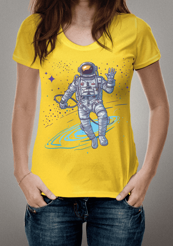 camiseta astronauta 