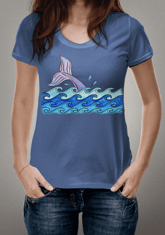 Nome do produto  CAMISETA BALEIA