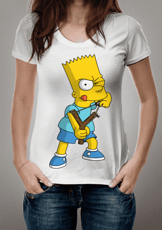 Nome do produto  Camiseta Bart Simpson 