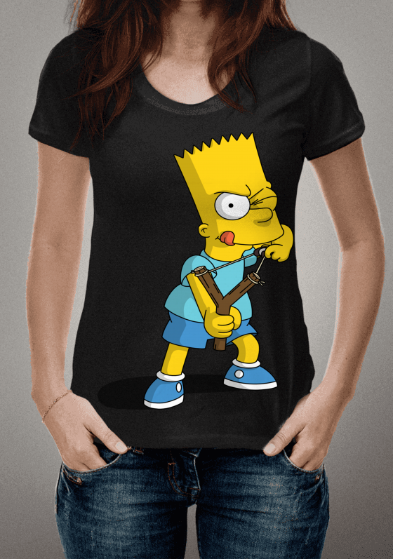 Camiseta Bart Simpson