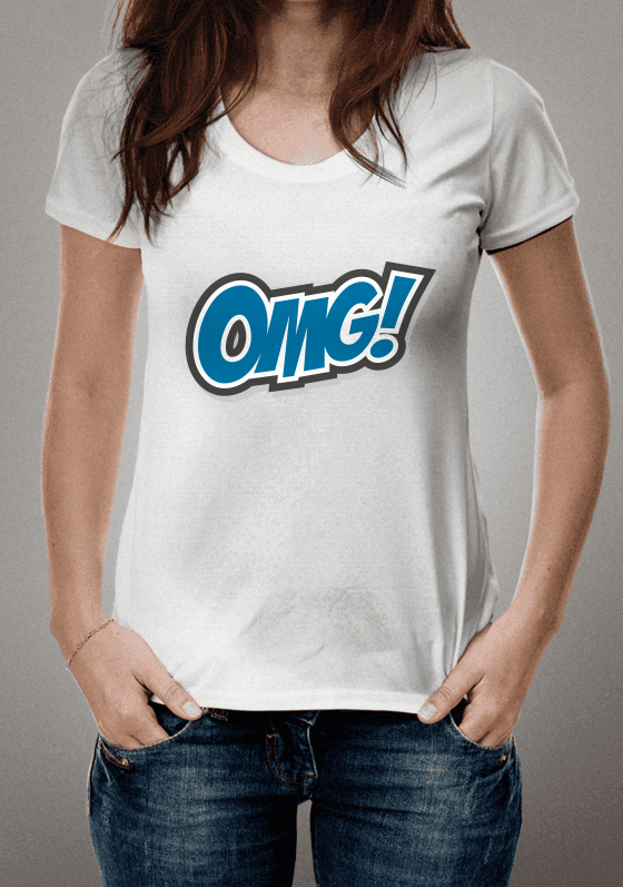 Camiseta básica OMG!