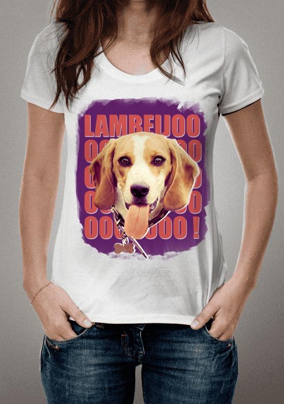 Nome do produto  Camiseta Beagle - Lambeijooo