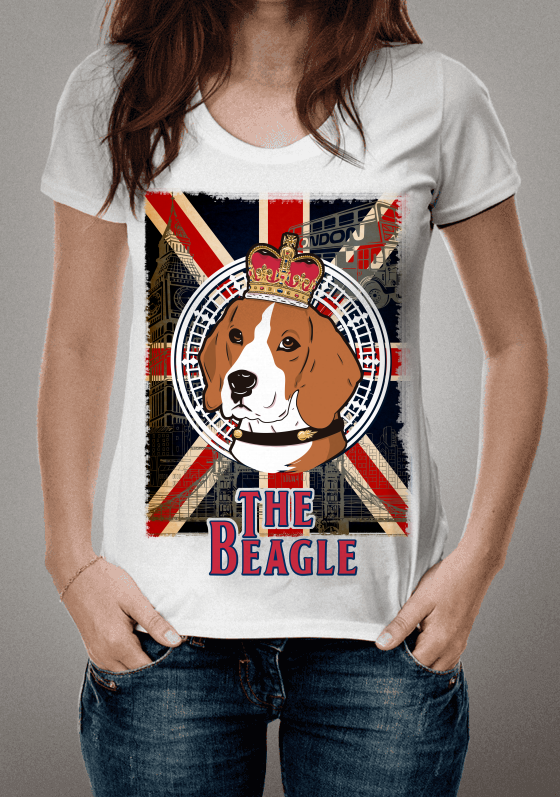 Nome do produto  Camiseta Beagle - Origem Inglaterra