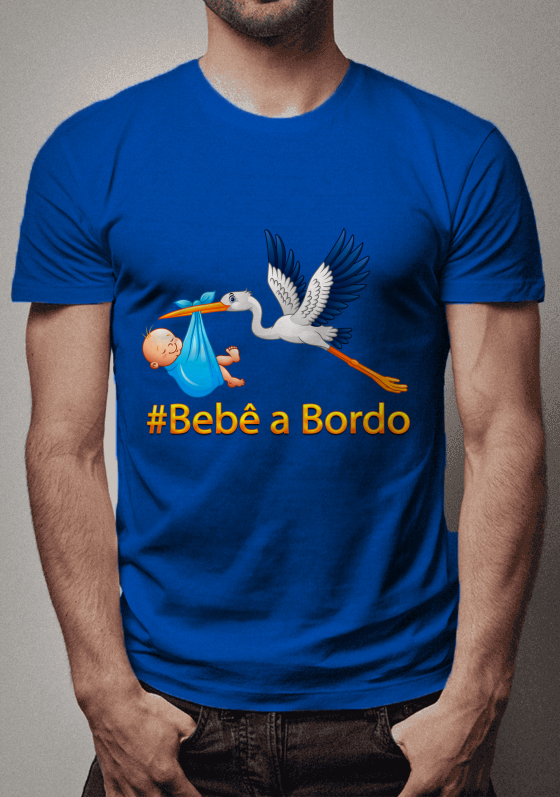 Nome do produto  Camiseta Bebê a Bordo
