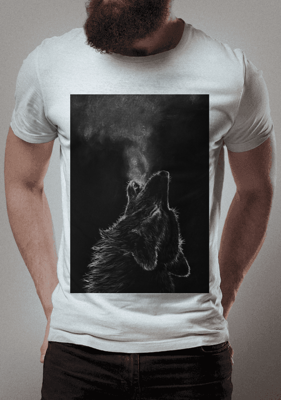 Camiseta Black Wolf