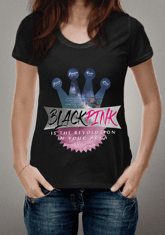 Nome do produto  Camiseta Blackpink 
