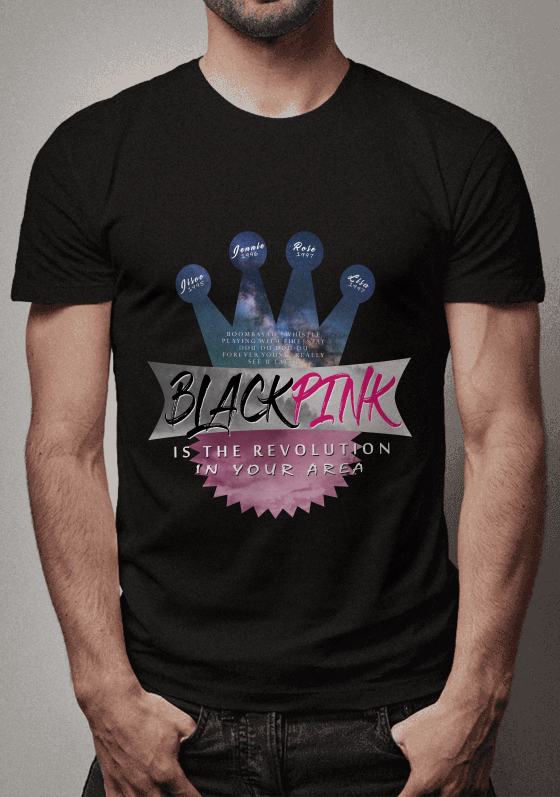 Nome do produto  Camiseta Blackpink 