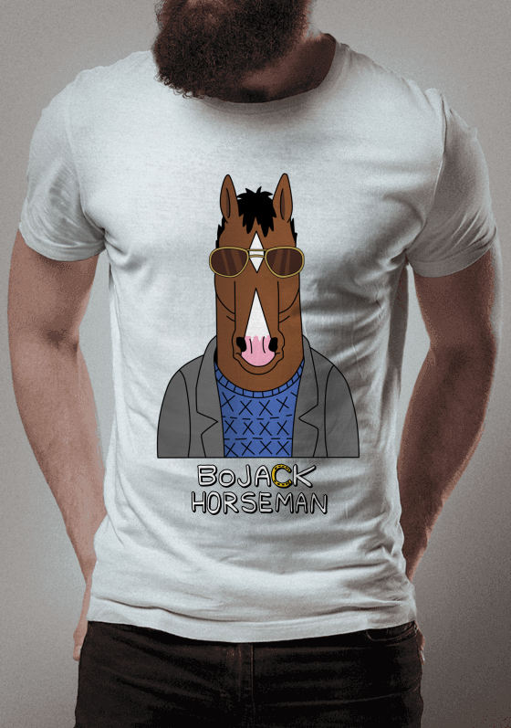 bojack horseman camiseta