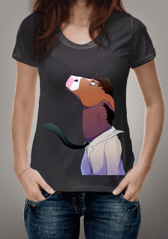 Nome do produto  CAMISETA BOJACK HORSEMAN