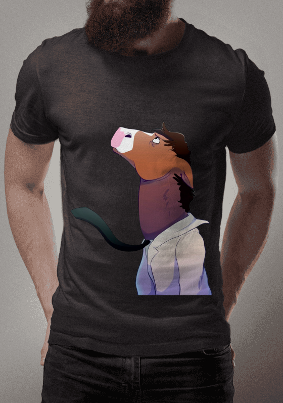 Nome do produto  CAMISETA BOJACK HORSEMAN