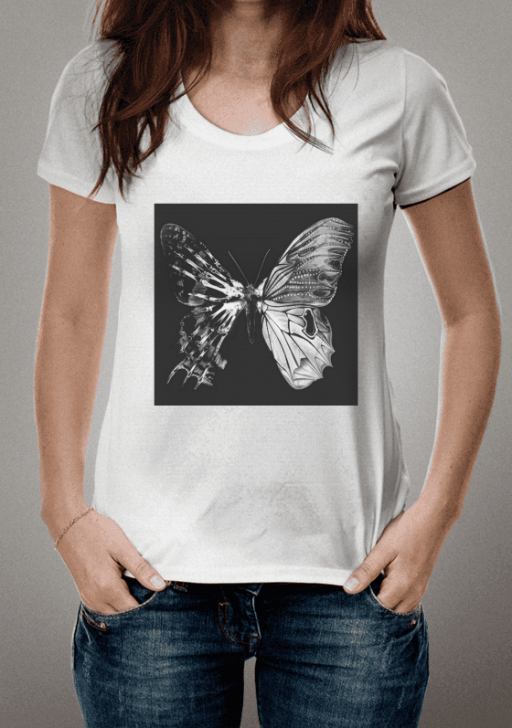 Nome do produto  Camiseta Borboleta LA TRIBO