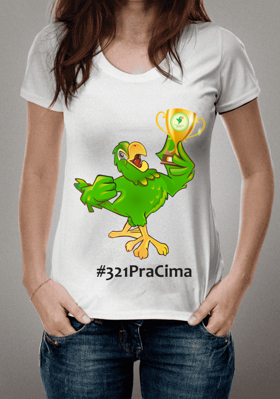 Camiseta Branca Papagaio Robbins
