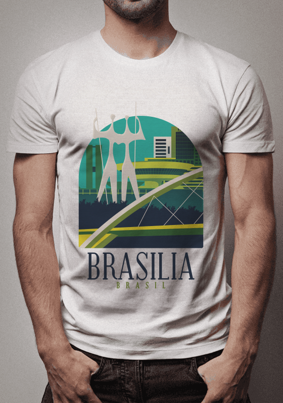 Nome do produto  Camiseta Brasilia
