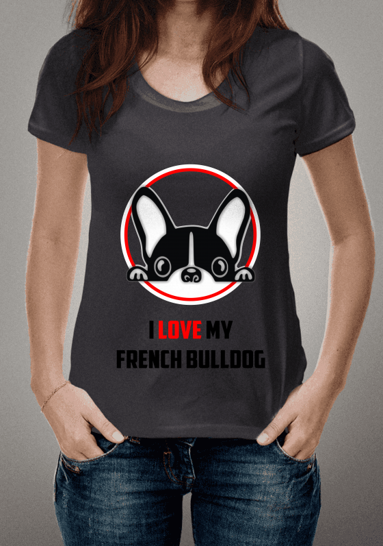 Nome do produto  camiseta buldogue frances