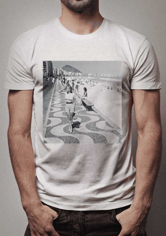 Nome do produto  Camiseta calçada de Copacabana