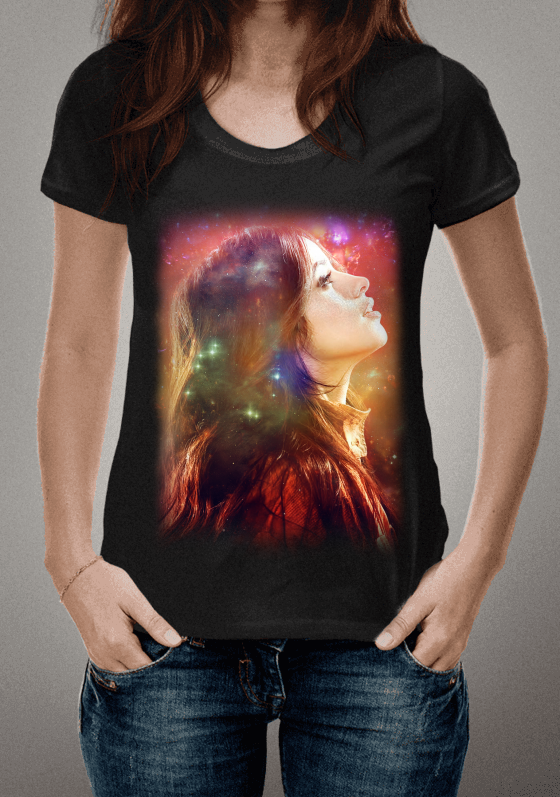 Nome do produto  Camiseta Camila Cabello - Galáxia