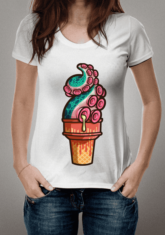 Camiseta Casca de tentaculop