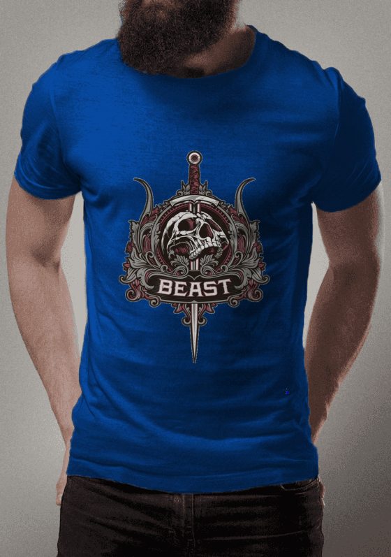 Nome do produto  Camiseta caveira