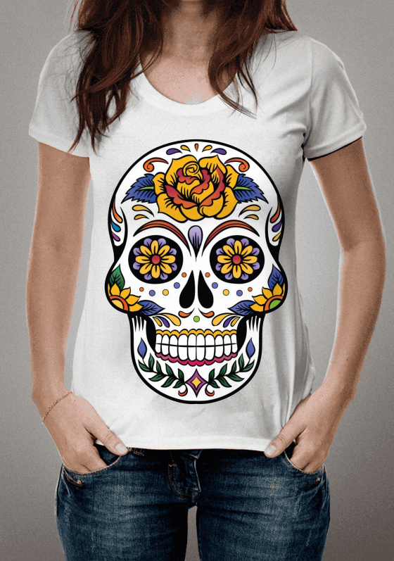 Nome do produto  Camiseta Caveira Mexicana