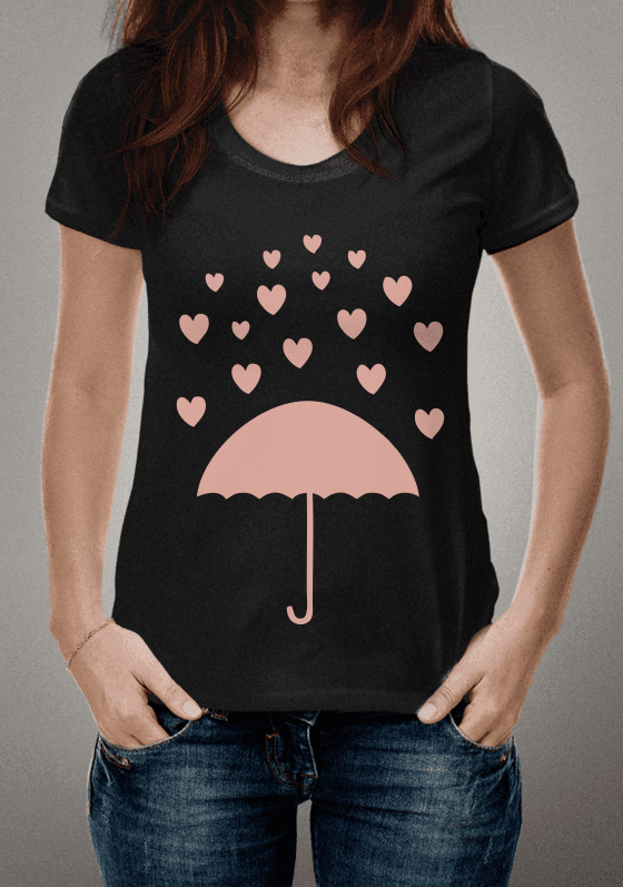 CAMISETA CHUVA DE AMOR