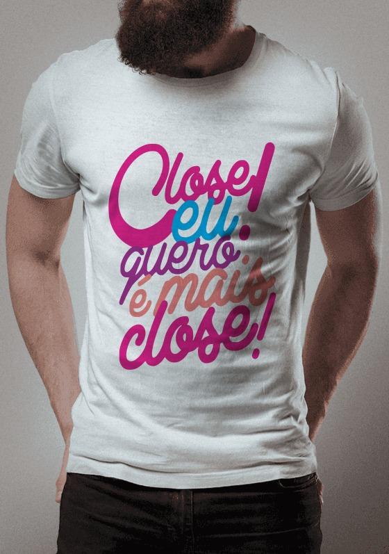 Nome do produto  Camiseta Close