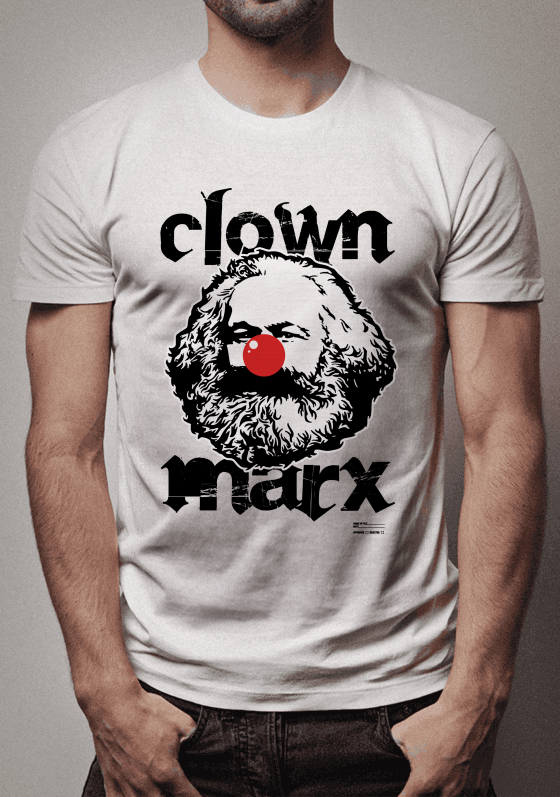 Nome do produto  Camiseta Clown Marx Branca