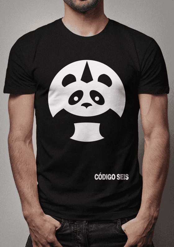 Nome do produto  Camiseta Código Seis Preta