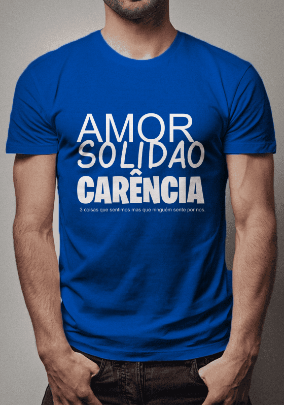 Nome do produto  Camiseta com Frase
