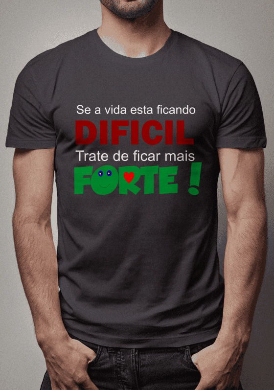 Nome do produto  Camiseta com Frase
