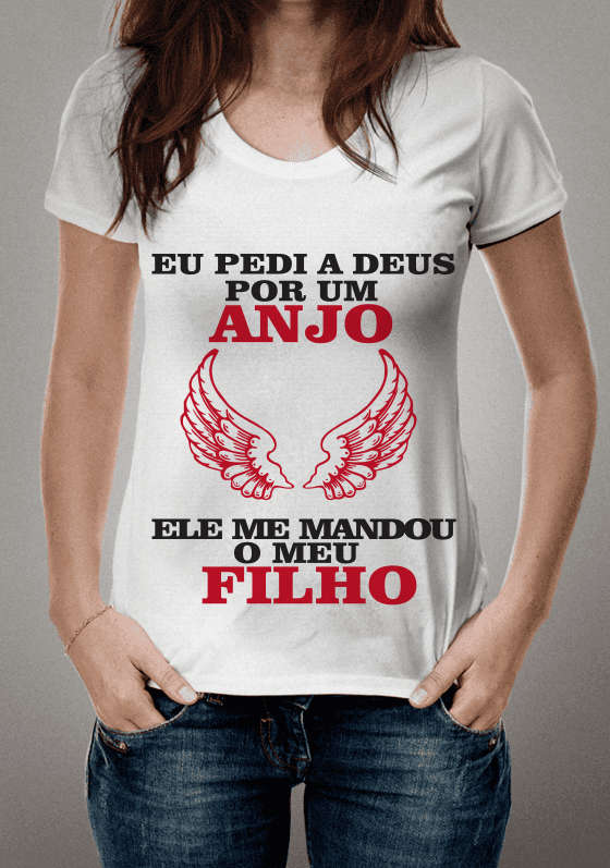Nome do produto  Camiseta Comemorativa Meu filho
