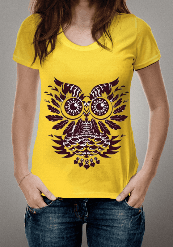 Nome do produto  Camiseta Coruja