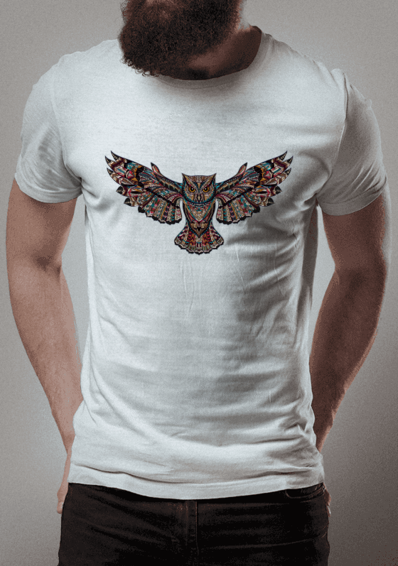 Nome do produto  camiseta coruja