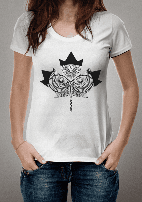 Nome do produto  Camiseta Coruja Canadense LA TRIBO