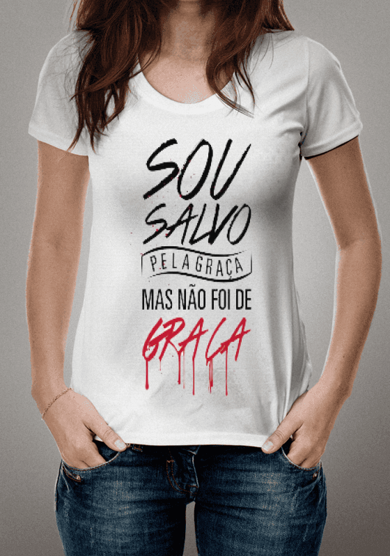 Nome do produto  camiseta cristã