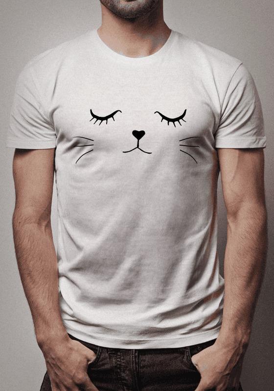 Nome do produto  Camiseta Cute Cat Feminina 2
