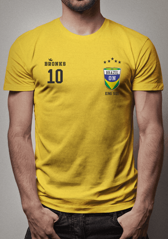 Nome do produto  Camiseta da Seleção BRONKS
