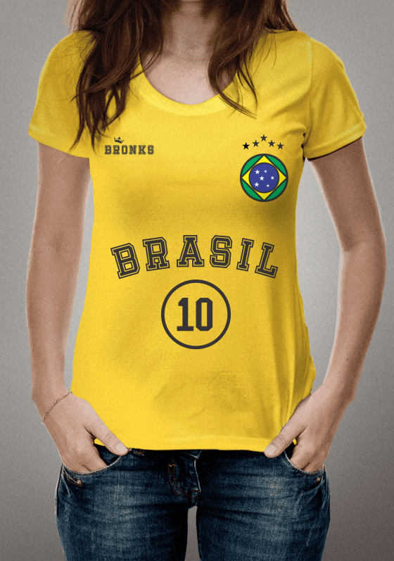 Nome do produto  Camiseta da Seleção BRONKS