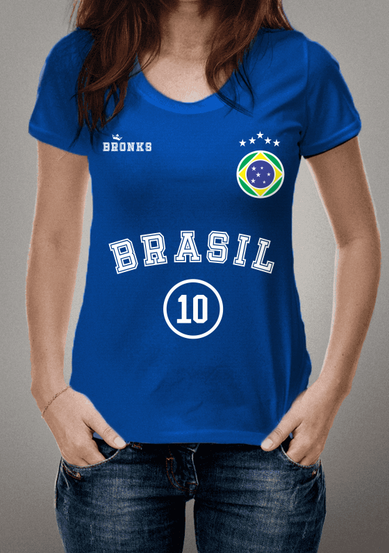 Nome do produto  Camiseta da Seleção BRONKS