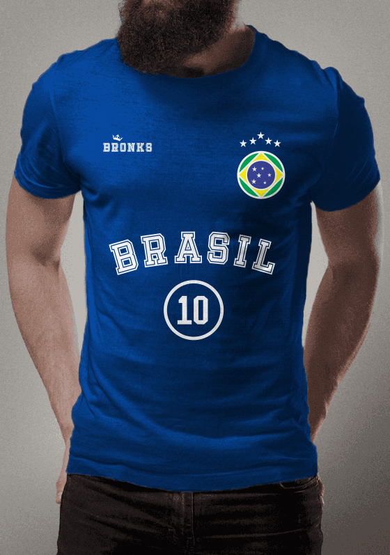 Nome do produto  Camiseta da Seleção BRONKS