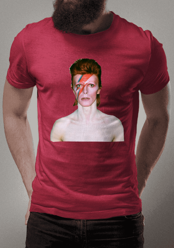 Nome do produto  Camiseta David Bowie