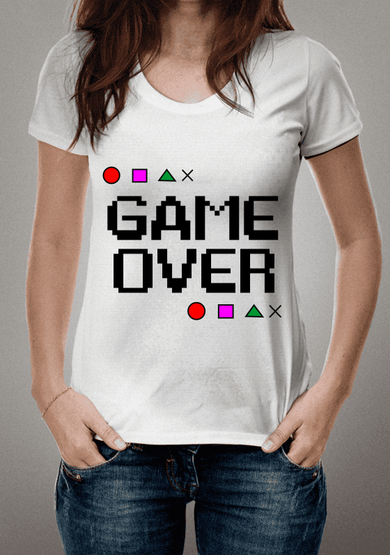Nome do produto  Camiseta de Game