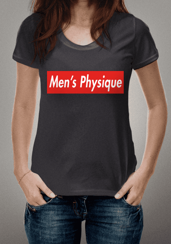 Camiseta de Marca Men's Physique - Cinza