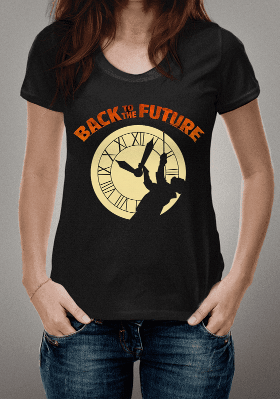 Camiseta de volta para o futuro