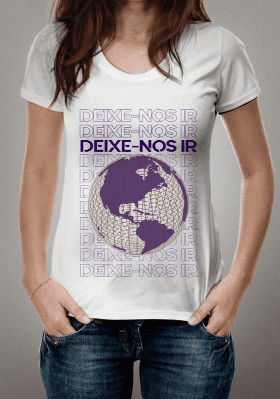 Nome do produto  Camiseta Deixe-nos ir #2